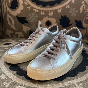 Woman by Common Projects Silver Sneaker